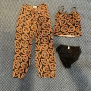 Victoria's Secret Swim suit with matching see-thru cover-up pants